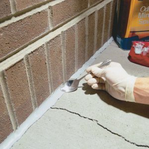 patching cracks in concrete